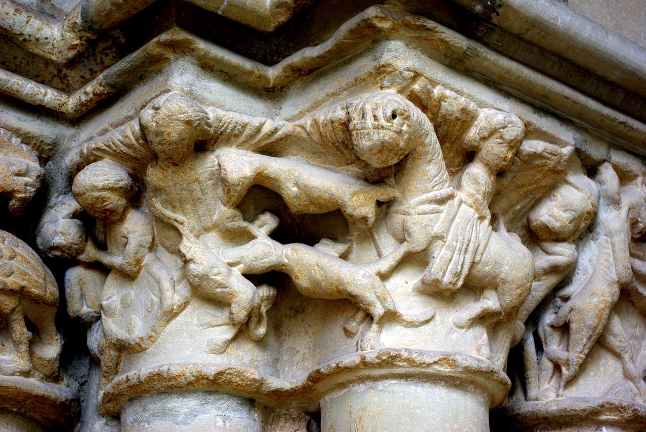 Capitel de la iglesia de Tuesta. Álava